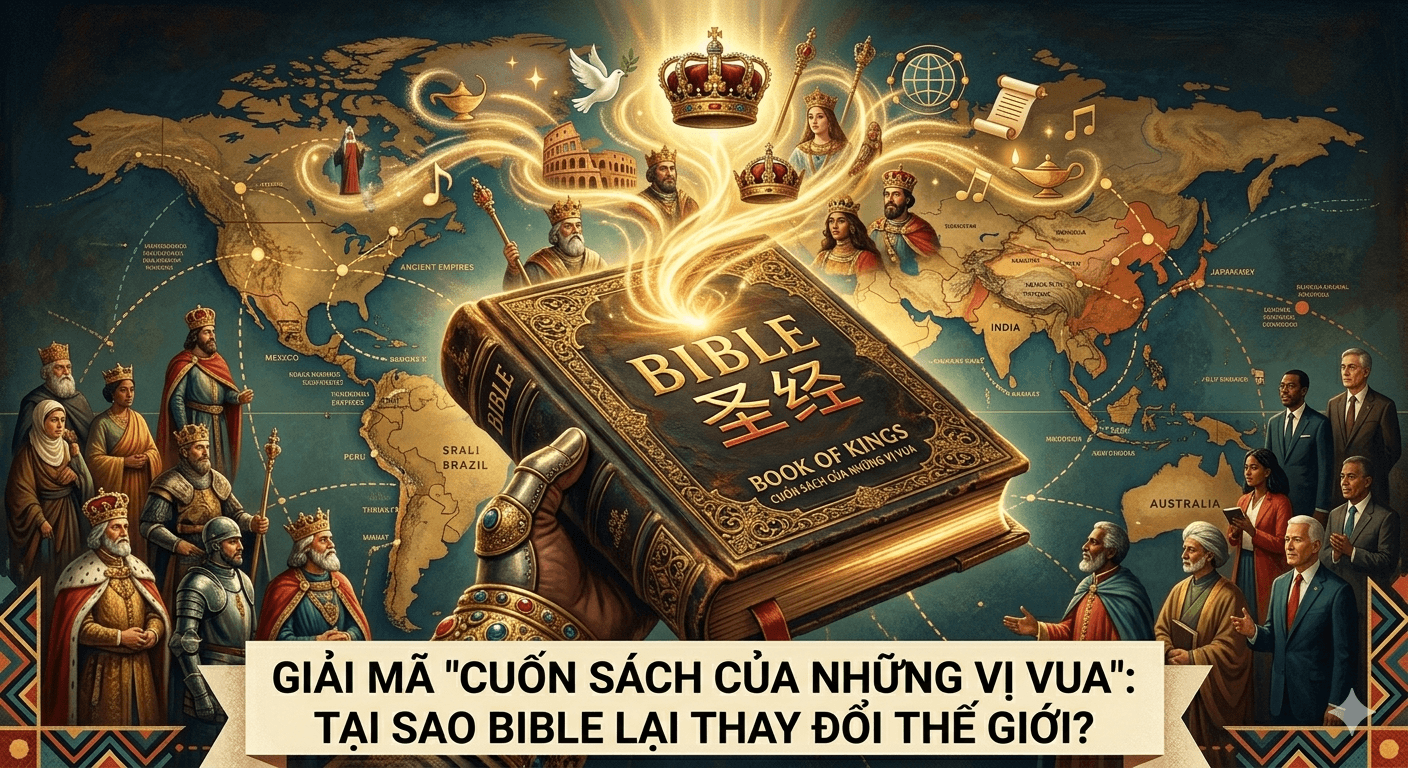 GIẢI MÃ 'CUỐN SÁCH CỦA NHỮNG VỊ VUA': TẠI SAO BIBLE LẠI THAY ĐỔI THẾ GIỚI?