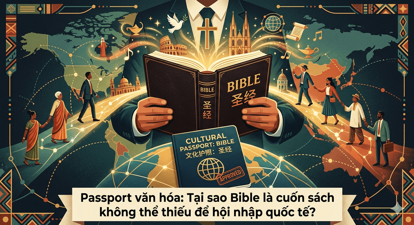 PASSPORT VĂN HÓA: TẠI SAO BIBLE LÀ CUỐN SÁCH KHÔNG THỂ THIẾU ĐỂ HỘI NHẬP QUỐC TẾ?